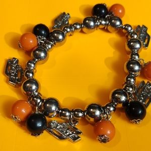 🌺 3/$20  OSU Beaded bracelet 🌺